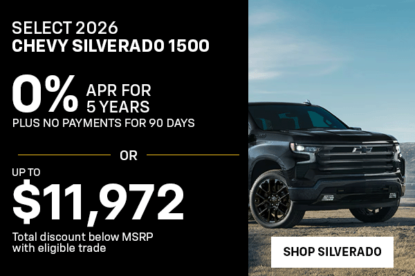 Silverado finance offer 