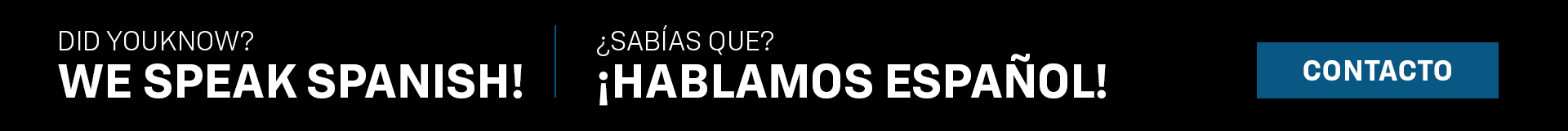 we speak spanish