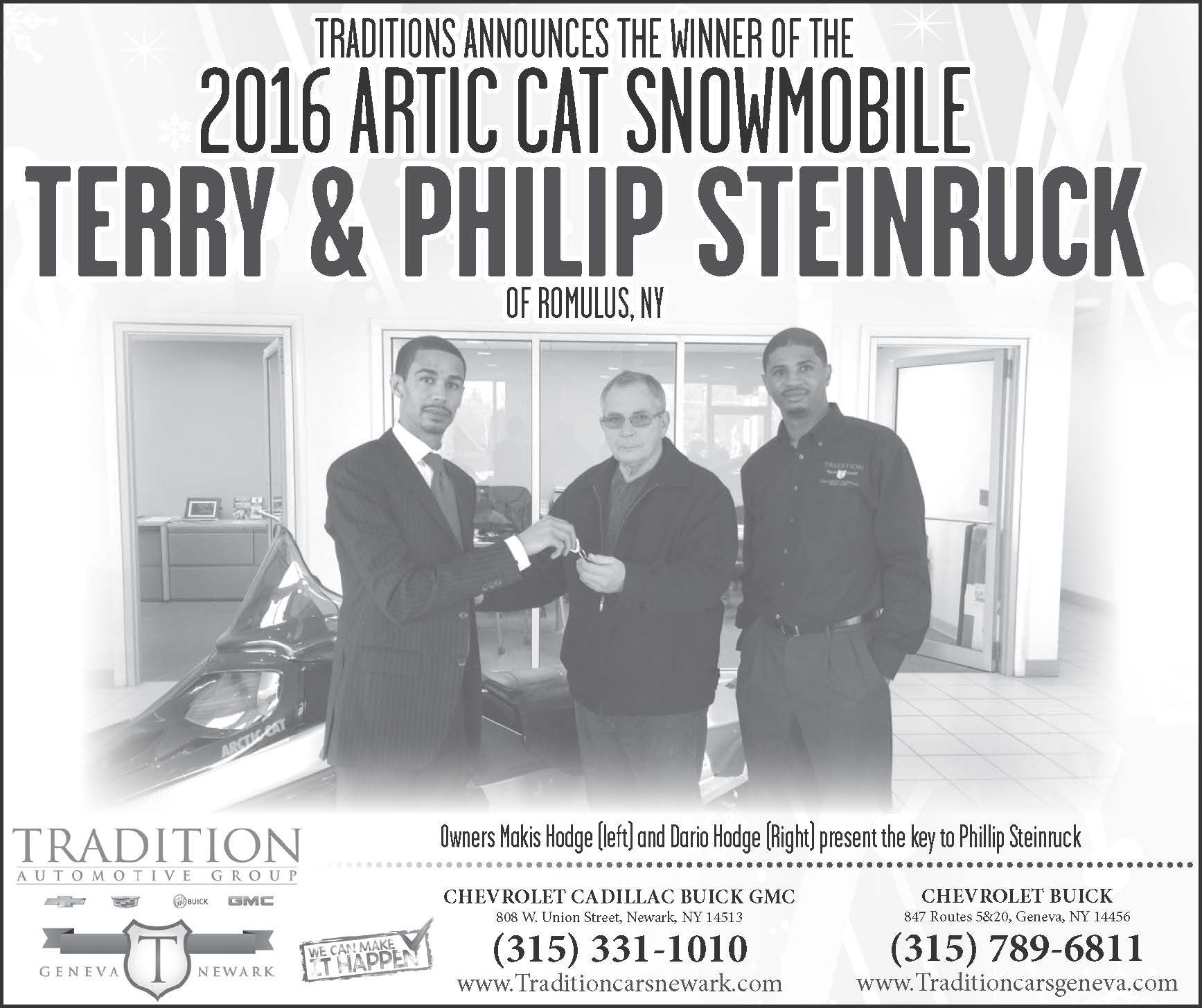 2016 Arctic Snowmobile Winners | Terry & Philip Steinruck
